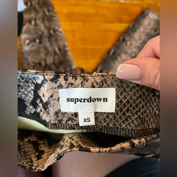Superdown | Snakeskin Pants - Picture 2 of 6